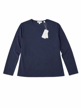 Vince Navy Long Sleeve Crewneck Top Size XL  NWT